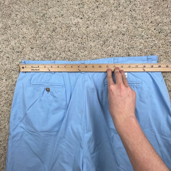 Vineyard Vines Shorts Mens Size 40 Flat Front Blue Chino Cotton Casual Short - Picture 6 of 15